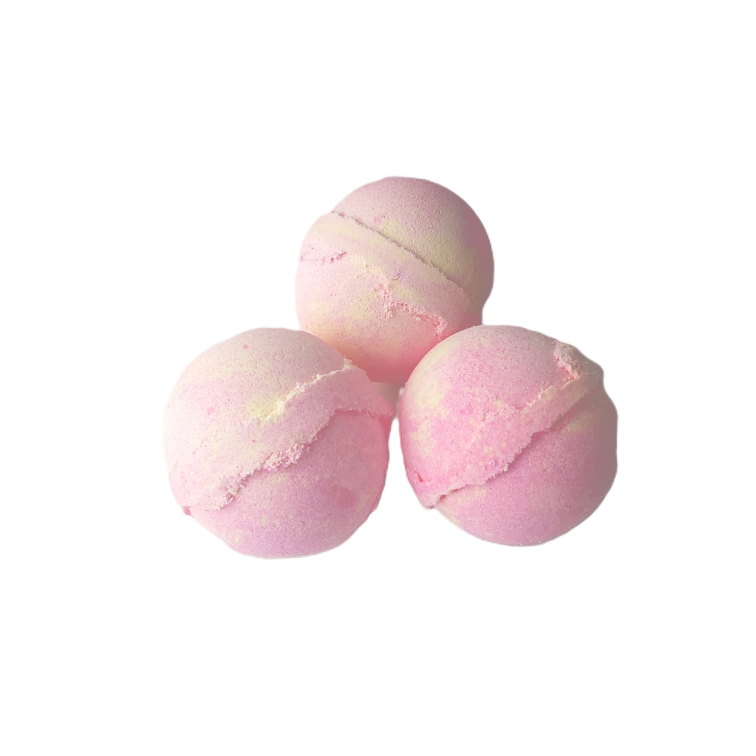 Jumbo kylpypommi pink limonadi