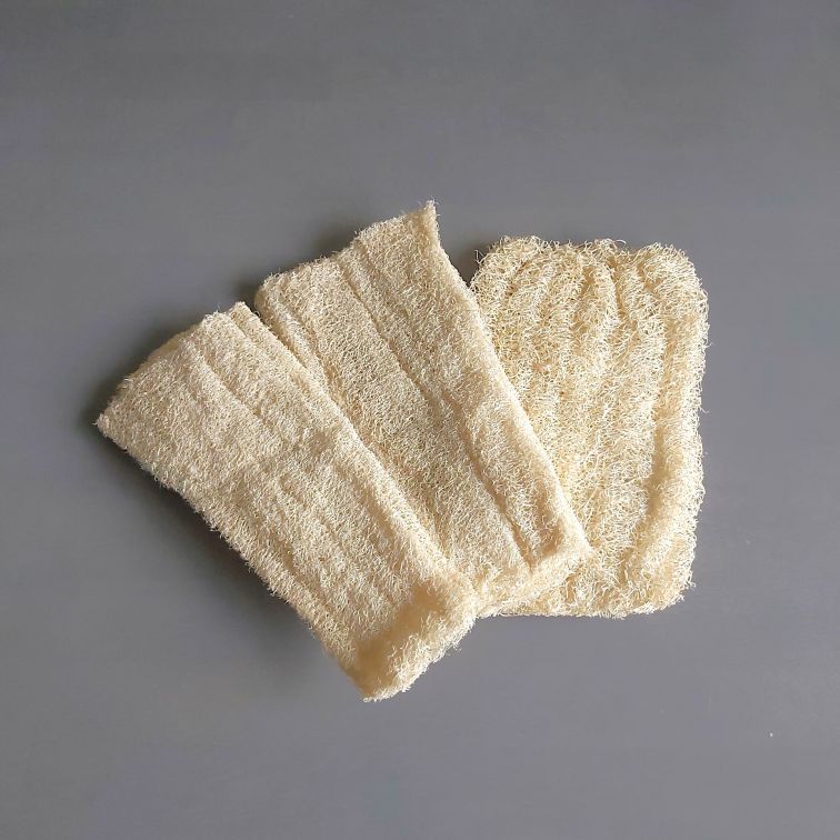 Egyptiläinen kokonainen luffa 23cm (puristettu)